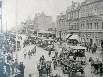 Johannesburg's brick buildings in the 1890's